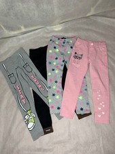 4 x Hose Thermohose  Sweathose Sets Gr. 116 , 122 Mädchen SET Bekleidungspaket