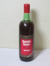 volle DDR Flasche Rotwein "