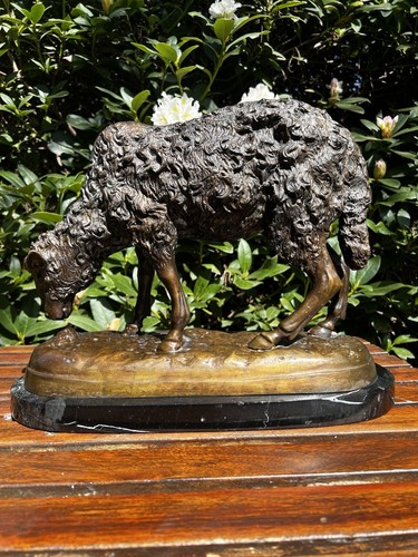 Großes schaf lamm bronze - großes,