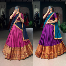 Narayanpet Baumwolle Lehenga