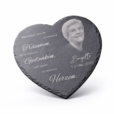 Schieferherz 30x30cm