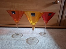 3 Leonardo Cocktailgläser Rot Orange Gelb 