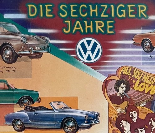 Poster die sechziger - vw,