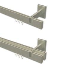 Kantige Gardinenstange in