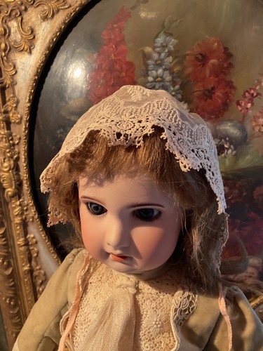 Antike puppe puppenhaube - puppe, ,