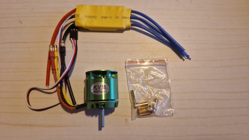 Brushless motor set 2931 - motor, +