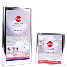 2K Klarlack Matt 5 Liter + 2,5 Liter Härter Autolack AVO A030450