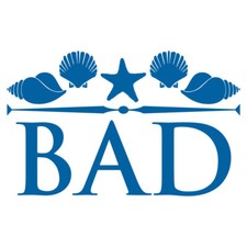 BAD SCHRIFTZUG AUFKLEBER Deko