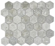 Keramikmosaik hexagon granit - hexagon,