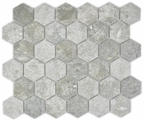 Keramikmosaik hexagon granit - hexagon,