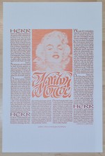 Plakat Gebet für Marilyn Monroe um 1985 Ernesto Cardenal (Martinez) Poster