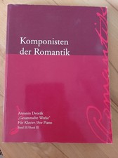 Klavier Komponisten der Romantik; Antonin Dvorak, unbenutzt, wie neu