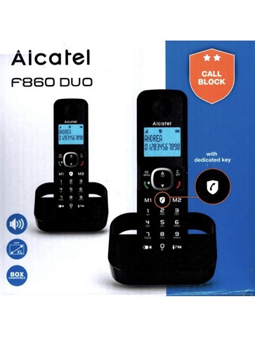 Alcatel f860 duo schnurloses - alcatel,
