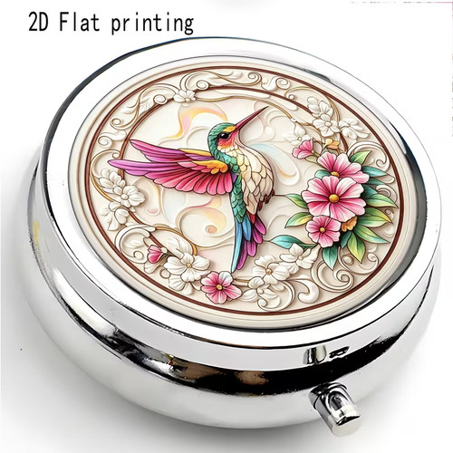 Kolibri blume pillendose - kolibri,