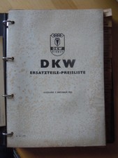 DKW  PREISLISTE  1953