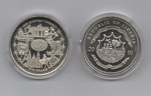 Liberia dollars 2001 - 5,