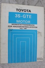 Toyota CELICA 3S-GTE Motor  "Aug. 1987" Handbuch für Abgaskontrollsystem