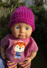 Zapf Puppe 33 cm Jolly Dolly 1997 pink Puppenanzug Babypuppe Spielpuppe Doll