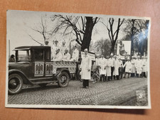 Postkarte AK Foto LKW Werbung