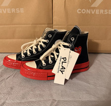 Comme Des Garcons PLAY x Converse Chuck 70 High Black