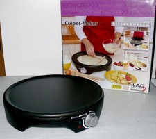 KW GT-CPM-01 Diät Grill Crêpes Crepes Gerät 34 cm Pfann kuchen Fladenbrot 1400W