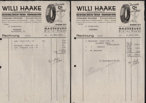 Magdeburg rechnung 1942 - magdeburg,, x
