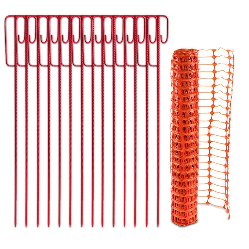 Fangzaun set orange 50m kg - orange,