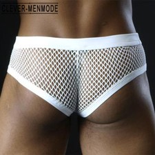 Herren Slip Sexy durchsichtige atmungsaktive Boxershorts Unterwäsche Unterhosen