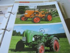 Traktor  Datenblatt Allgaier