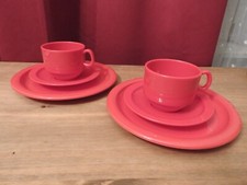 Emsa Gedeck rot, Campinggeschirr, 2 Sets