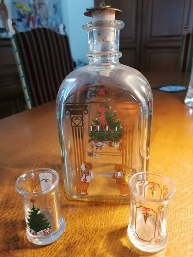 Holmegaard weihnachtsflasche - holmegaard,