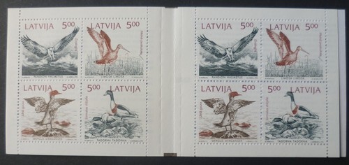 Lettland markenheftchen - lettland,
