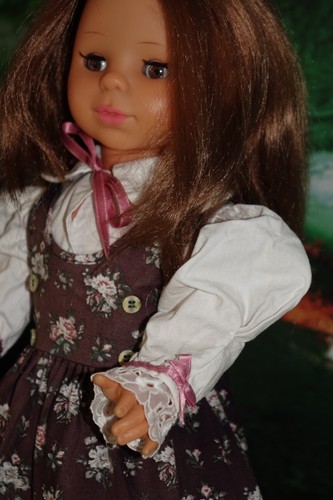 Vintage vinylpuppe lissi - ,