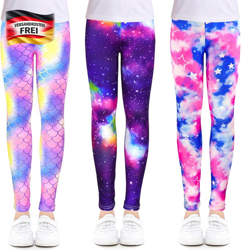 Kinderleggings set 3er bunte - set,