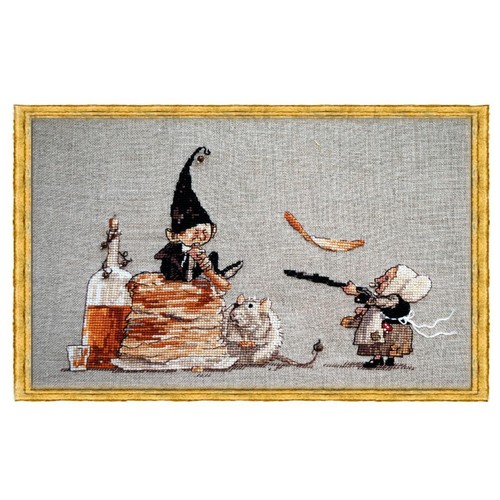 Nimue kreuzstich set - set, "die