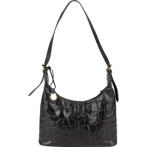 Mulberry croc embossed - mulberry, leather