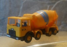 Kibri   10254  (Spur H0)  MAN  Betonmischer  STETTER + fertig  gebaut - selten