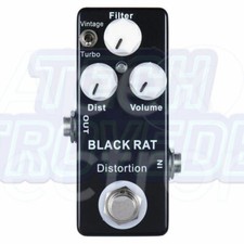 MOSKY Black Rat Distortion Guitar Bass Classic T-turbo Effect Pedal Processsor