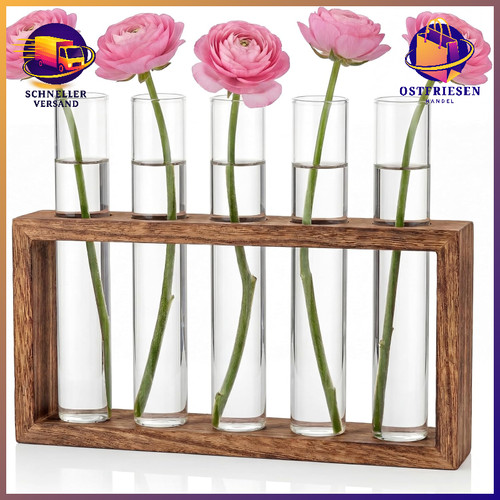 Blumenvase vintage glas - blumenvase,