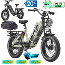 eAhora Juliet 1000W Elektrofahrrad 48V 60Ah 28MPH 20Zoll E-Mountainbike 120Miles