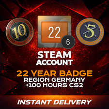 6 DIGIT Steam Account (22