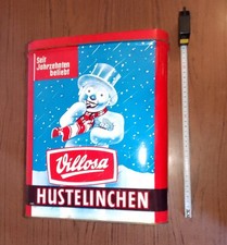 Villosa Hustelinchen 5 kg Blechdose leer 50/60er Jahre 28 x 22 x17cm vintage  #2