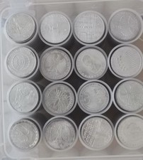 21 x 5 DM Silber Gedenkmünzen