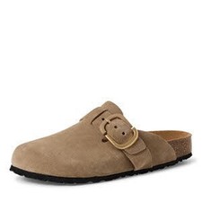 Tamaris Pantolette Leder beige
