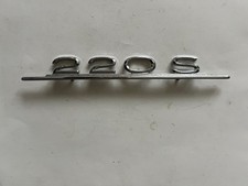 Typenzeichen Typenschild Schriftzug Mercedes 220S 220Sb W111 W 111 Heckflosse