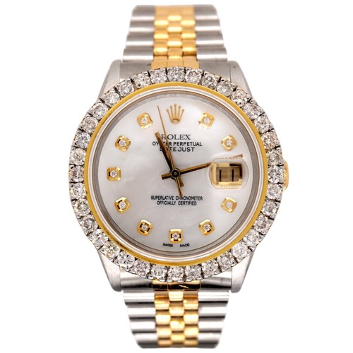 Rolex herren datejust 36mm 18k - herren,