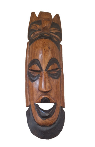 ältere holzmaske zum - Ältere,
