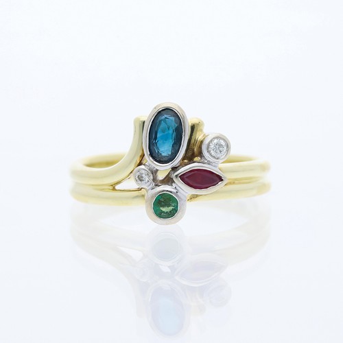Vintage ring diamanten - ring,