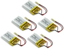 5er Set LiPo Akkus 150mAh 3.7V für Syma S107 S107G RC Hubschrauber