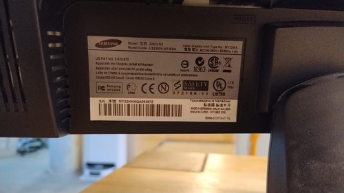 Samsung syncmaster 2243lnx - samsung,